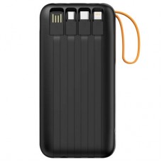 Батарея універсальна ColorWay 20 000 mAh PowerHub PD/22.5W, QC/4.0, Black (CW-PB200LP07BK) - Фото