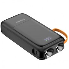 Батарея універсальна ColorWay 20 000 mAh PowerHub PD/22.5W, QC/4.0, Black (CW-PB200LP07BK) - Фото