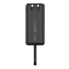 Батарея универсальная ColorWay 30 000 mAh EnergyHub PD/22.5W, QC/4.0, Black (CW-PB300LP05BK) - Фото