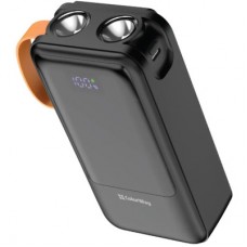 Батарея універсальна ColorWay 30 000 mAh PowerHub PD/22.5W, QC/4.0, Black (CW-PB300LP07BK) - Фото