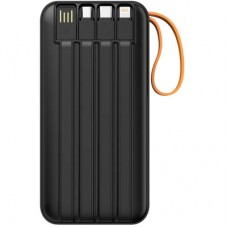 Батарея універсальна ColorWay 30 000 mAh PowerHub PD/22.5W, QC/4.0, Black (CW-PB300LP07BK) - Фото