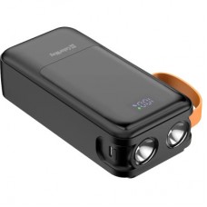 Батарея універсальна ColorWay 30 000 mAh PowerHub PD/22.5W, QC/4.0, Black (CW-PB300LP07BK) - Фото