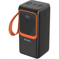 Батарея универсальная ColorWay 50 000 mAh PowerView PD/22.5W, QC/4.0, Black (CW-PB500LP02BK) - Фото