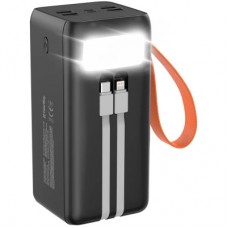Батарея универсальная ColorWay 50 000 mAh PowerView PD/22.5W, QC/4.0, Black (CW-PB500LP02BK) - Фото