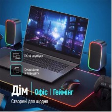 Акустическая система ColorWay Aura 2.0 USB/Bluetooth Gray (CW-SPU02GR) - Фото