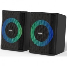 Акустична система ColorWay PulseRing 2.0 RGB USB Black (CW-SPU04BK) - Фото