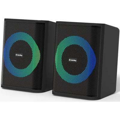 Акустична система ColorWay PulseRing 2.0 RGB USB Black (CW-SPU04BK)