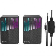 Акустическая система ColorWay SoundWave 2.0 RGB USB Black (CW-SPU06BK) - Фото