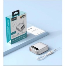 Батарея універсальна Choetech 10000mA, 22.5W, PD, QC, silver (B860-CCSL) - Фото