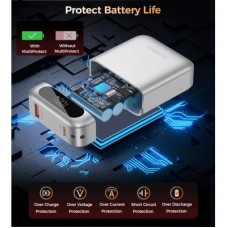 Батарея універсальна Choetech 10000mA, 22.5W, PD, QC, silver (B860-CCSL) - Фото