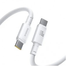Дата кабель USB-C to USB-C 1.0m 100 W white Baseus (E0426V01) - Фото