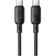 Дата кабель USB-C to USB-C 1.0m 100 W black Baseus (P10377704113-00) - Фото