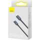 Дата кабель USB-C to USB-C 1.2m 100W black Baseus (CAJY000601)