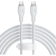Дата кабель USB-C to USB-C 1.0m 100W white Baseus (P10373000211-00) - Фото