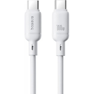 Дата кабель USB-C to USB-C 1.0m 100 W white Baseus (P10377704213-00)