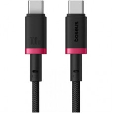 Дата кабель USB-C to USB-C 1.0m 100 W red/black Baseus (P10377803U01-01) - Фото