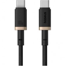 Дата кабель USB-C to USB-C 1.0m 100W gold/black Baseus (P10377803U01-00) - Фото