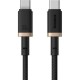 Дата кабель USB-C to USB-C 1.0m 100W gold/black Baseus (P10377803U01-00)