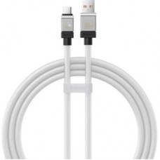 Дата кабель USB AM to USB-C 1.0m 100W white Baseus (CAKW000602) - Фото
