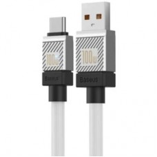 Дата кабель USB AM to USB-C 1.0m 100W white Baseus (CAKW000602) - Фото