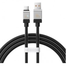Дата кабель USB AM to USB-C 1.0m 5A 20V 100W black Baseus (CAKW000601) - Фото