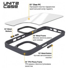 Чохол для мобільного телефона Armorstandart UNIT2 Apple iPhone 14 Black (ARM69937) Чохол для мобільного телефона Armorstandart UNIT2 Apple iPhone 14 Black (ARM69937) - Фото
