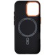 Чохол для мобільного телефона Armorstandart LikeCarbon2 SE MagCase Apple iPhone 17 Kevlar Black Orange (ARM89163)