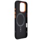 Чохол для мобільного телефона Armorstandart LikeCarbon2 SE MagCase Apple iPhone 17 Kevlar Black Orange (ARM89163)
