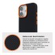 Чохол для мобільного телефона Armorstandart LikeCarbon2 SE MagCase Apple iPhone 17 Kevlar Black Orange (ARM89163)