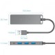 Концентратор Vention USB 3.0 to 4xUSB 3.0 0,15m black (CHLBB-SCB2)