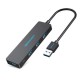 Концентратор Vention USB 3.0 to 4xUSB 3.0 0,15m black (CHKBB)