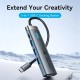 Концентратор Vention USB-C 5-in-1 3xUSB 3.0 + HDMI 4K60Hz + USB-C PD100W gray (TGMHB) Концентратор Vention USB-C 5-in-1 3xUSB 3.0 + HDMI 4K60Hz + USB-C PD100W gray (TGMHB)