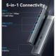 Концентратор Vention USB-C 5-in-1 3xUSB 3.0 + HDMI 4K60Hz + USB-C PD100W gray (TGMHB) Концентратор Vention USB-C 5-in-1 3xUSB 3.0 + HDMI 4K60Hz + USB-C PD100W gray (TGMHB)