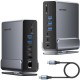 Концентратор Vention USB-C 15-in-1 2xHDMI + DisplayPort + RJ45 + SD/TF + 3.5mm gray (TPUH0) Концентратор Vention USB-C 15-in-1 2xHDMI + DisplayPort + RJ45 + SD/TF + 3.5mm gray (TPUH0)