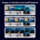 Концентратор Vention USB-C 15-in-1 2xHDMI + DisplayPort + RJ45 + SD/TF + 3.5mm gray (TPUH0) Концентратор Vention USB-C 15-in-1 2xHDMI + DisplayPort + RJ45 + SD/TF + 3.5mm gray (TPUH0)