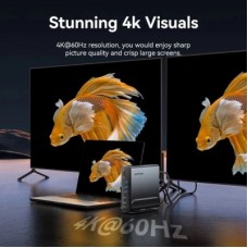 Концентратор Vention USB-C 15-in-1 2xHDMI + DisplayPort + RJ45 + SD/TF + 3.5mm gray (TPUH0) - Фото