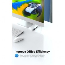 Дата кабель USB 2.0 AM/AF 1.0m PVC black Vention (CBIBF) - Фото