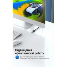 Дата кабель USB 2.0 AM/AF 5.0m PVC black Vention (CBIBJ) - Фото