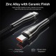 Дата кабель USB-C to USB-C 1.2m 5A nylon braided black Vention (CTYBAV) Дата кабель USB-C to USB-C 1.2m 5A nylon braided black Vention (CTYBAV)