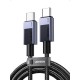 Дата кабель USB-C to USB-C 2.0m PD3.1 240W L513 gray Ugreen (45068)