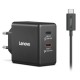 Блок питания к ноутбуку Lenovo Dual USB-C 65W GaN Charger (40AW065BEU)