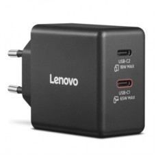 Блок питания к ноутбуку Lenovo Dual USB-C 65W GaN Charger (40AW065BEU) - Фото