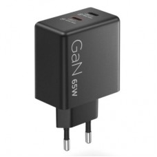 Блок питания к ноутбуку Lenovo Dual USB-C 65W GaN Charger (40AW065BEU) - Фото