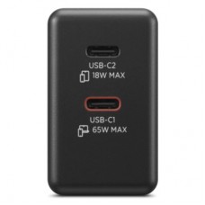 Блок питания к ноутбуку Lenovo Dual USB-C 65W GaN Charger (40AW065BEU) - Фото
