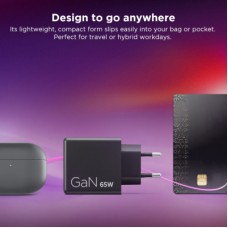 Блок питания к ноутбуку Lenovo Dual USB-C 65W GaN Charger (40AW065BEU) - Фото