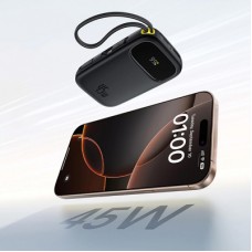 Батарея універсальна Baseus EnerFill FC31 20000 mAh 45 W, Digital Display, Cosmic Black (P10082105123-00) - Фото