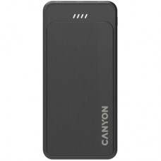 Батарея універсальна Canyon OnPower 100 10000 mAh, 5В/2А, Black (CNS-CPB100B) - Фото