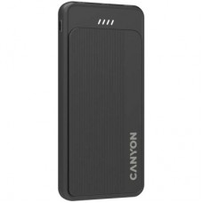 Батарея універсальна Canyon OnPower 100 10000 mAh, 5В/2А, Black (CNS-CPB100B) - Фото