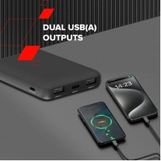 Батарея універсальна Canyon OnPower 100 10000 mAh, 5В/2А, Black (CNS-CPB100B) - Фото