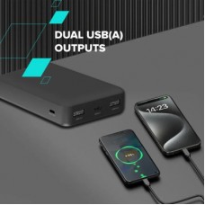 Батарея універсальна Canyon OnPower 200 20000 mAh, 5В/2А, Black (CNS-CPB200B) - Фото